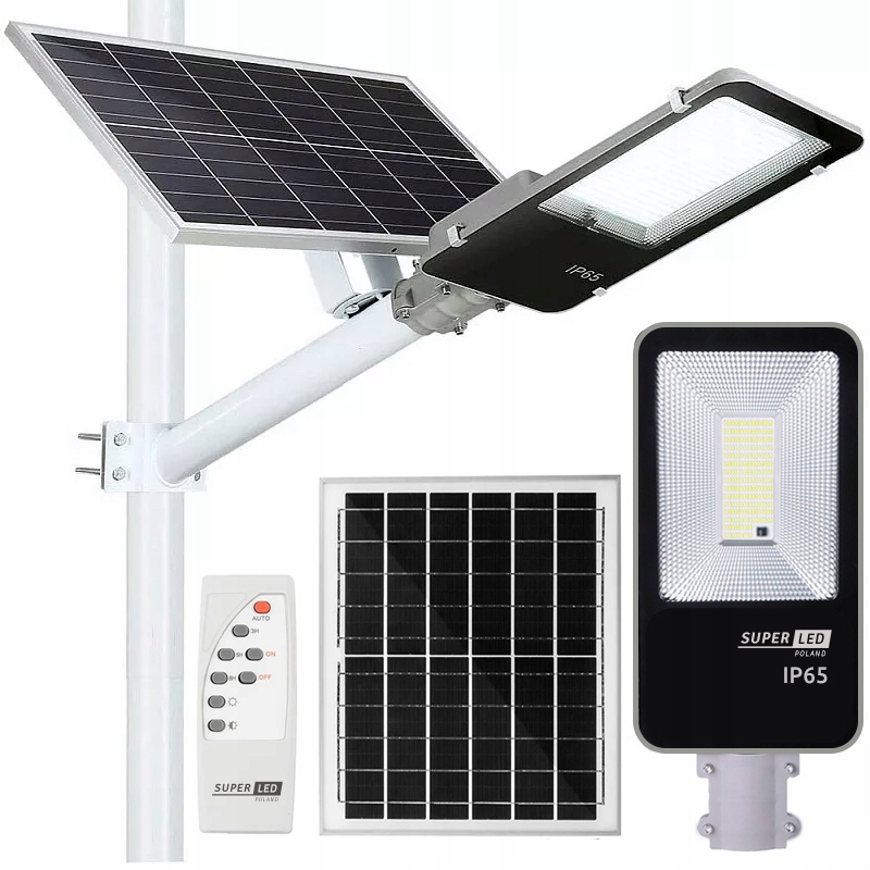 SuperLED pouličné svietidlo 2000 W 2000 lm solárne napájanie